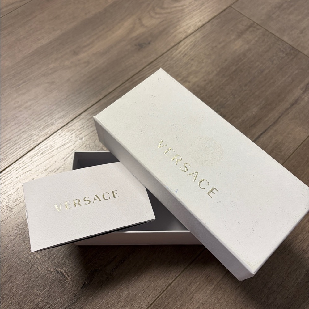 Authentic Versace White glasses Box (box only)